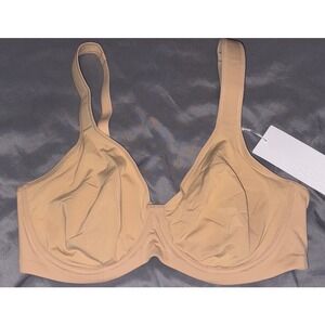 NEW HSIA Full Figure Nude Unlined Full Coverage Underwire Bra, 38C